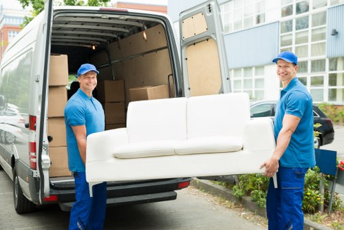 Commercial moving team planning a business relocation in Acton