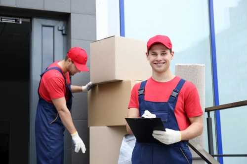 Safe driving and parking for a moving truck in Acton