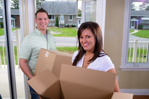 Removal companies in Acton helping with a residential move