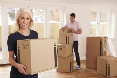 Professional removals team planning a move in Acton
