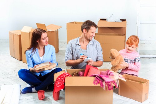 Waste collection and compliant disposal for a move