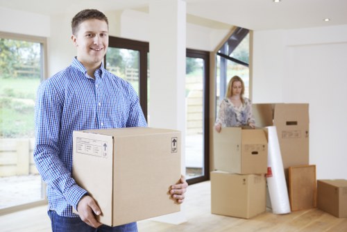 Office furniture pick-up in Acton with desks and chairs