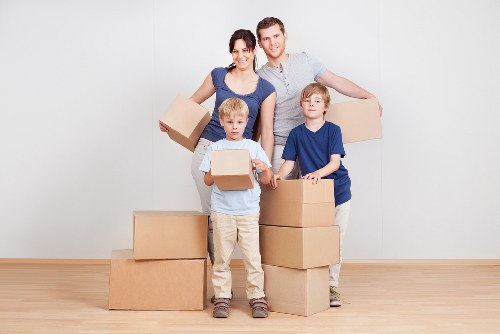Packing boxes and moving supplies for a home move in Acton