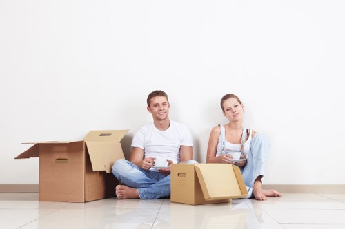 Commercial removal services in Acton with office furniture transport