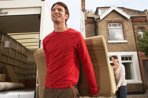 Low-carbon removal van used for an eco-friendly move