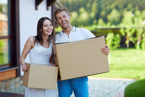 Acton business move with professional movers handling office furniture