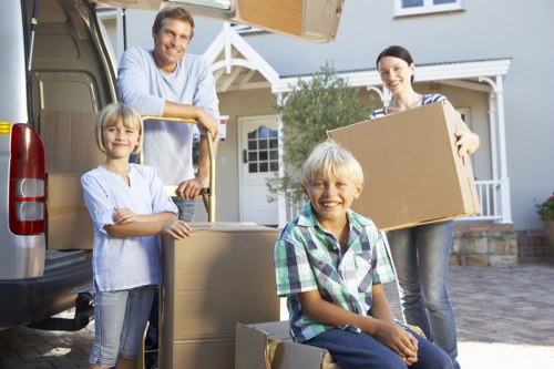 Local van and mover helping with furniture relocation in Acton