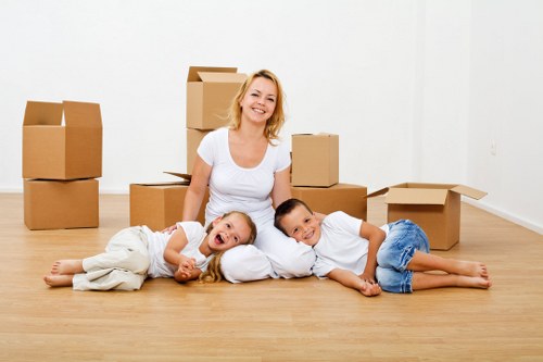 Sustainable removal service in Acton with recycled packing materials
