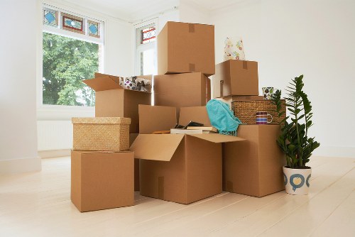 Newly arranged office space after a successful Acton business relocation