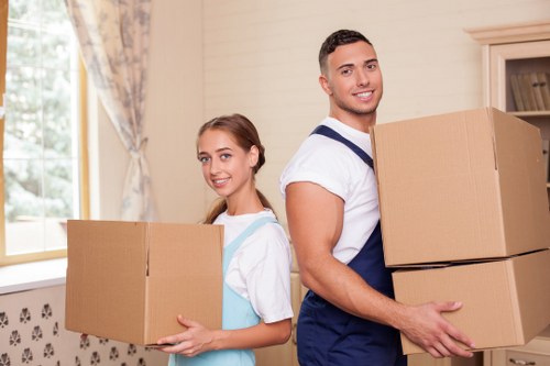Furniture protection and loading preparation for Acton home removals